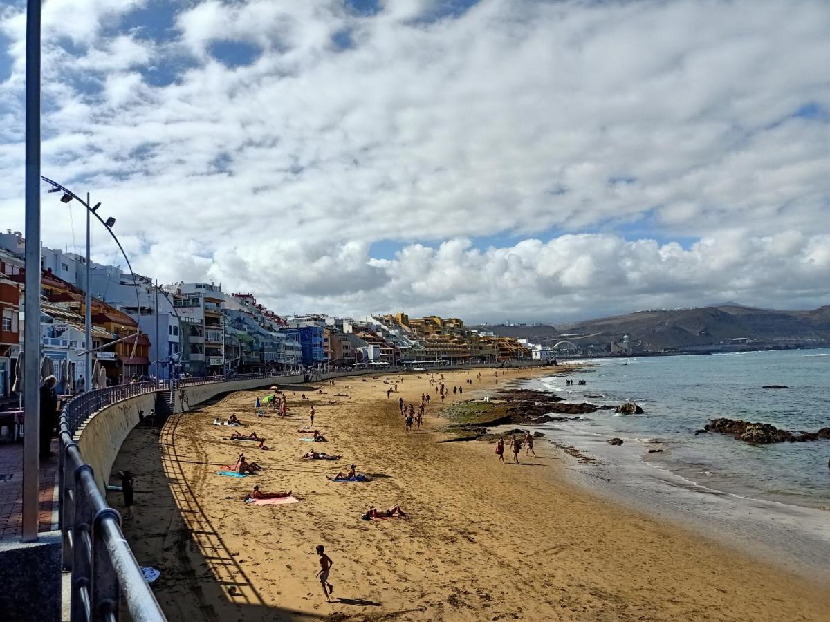 Estudio Vacacional W&G Las Canteras Con Bonitas Vistas Al Mar لاس بالماس دي غران كاناريا المظهر الخارجي الصورة