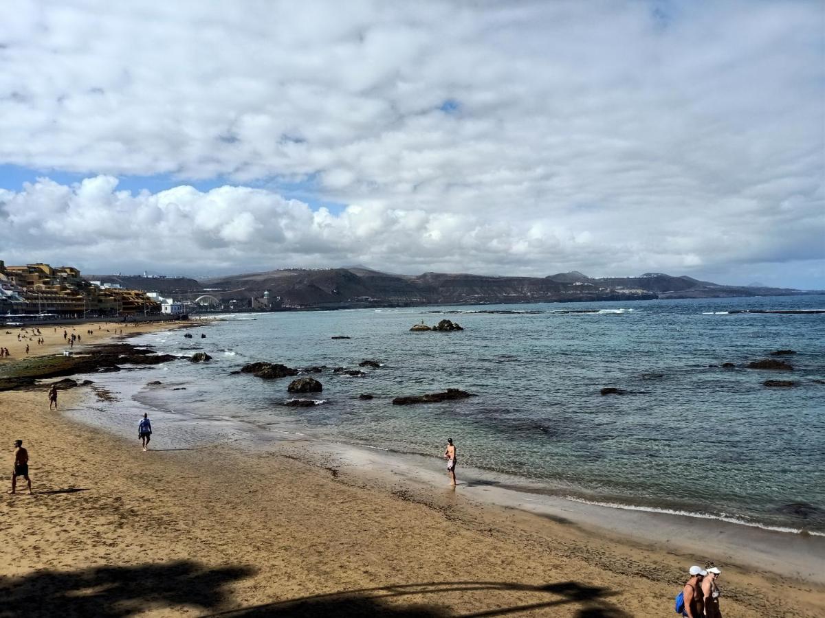 Estudio Vacacional W&G Las Canteras Con Bonitas Vistas Al Mar لاس بالماس دي غران كاناريا المظهر الخارجي الصورة
