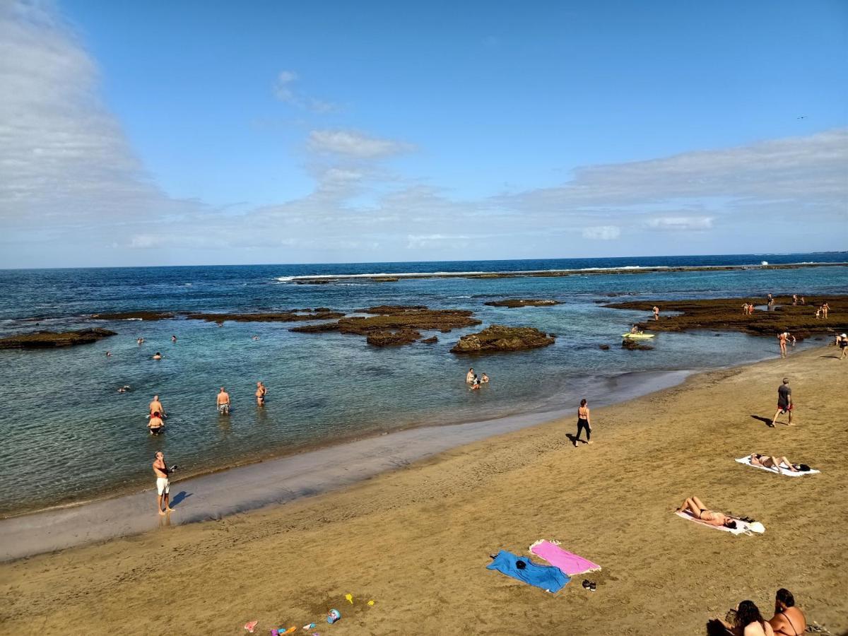 Estudio Vacacional W&G Las Canteras Con Bonitas Vistas Al Mar لاس بالماس دي غران كاناريا المظهر الخارجي الصورة